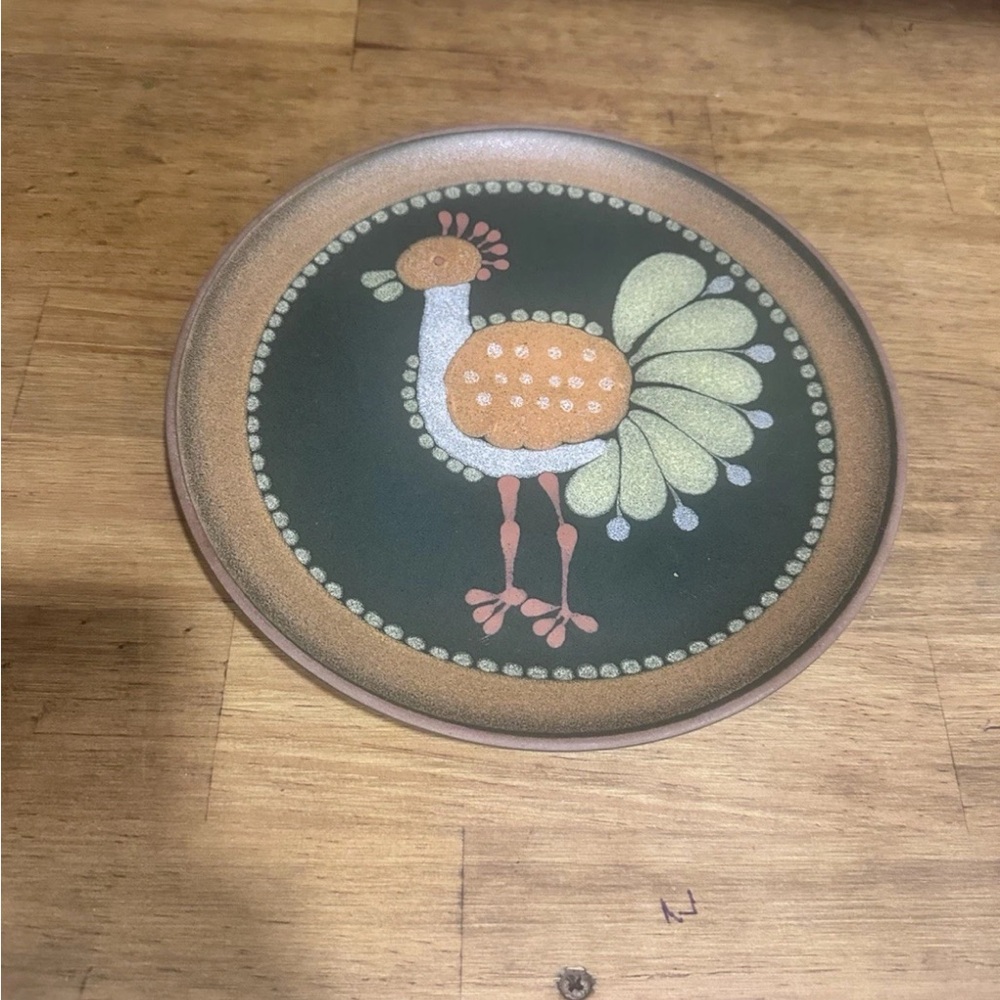 Keramik Manufaktur Kupfermühle (KMK) 1970’s Vintage Ceramic Wall Plate